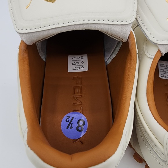 PUMA Fenty x Avanti VL Warm White Shoes Mens‎ 8.5 Leather 398672-02 NEW NWOT - Picture 8 of 11